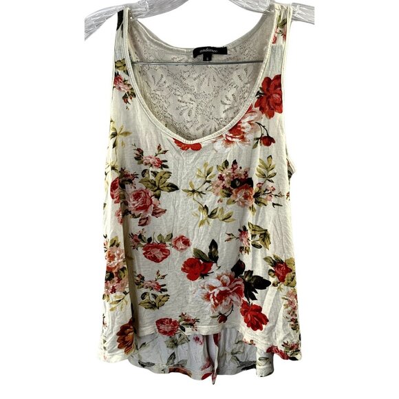 Ambiance Women's Floral Tank Top - Picture 1 of 6